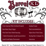 Personalized Barrel XL™ Barrel Aged Cabernet Wine Making Kit
